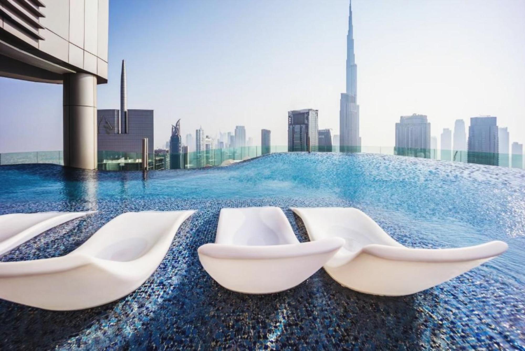Paramount Tower Hotel And Residences With Infinity Sky Pool Dubaj Zewnętrze zdjęcie